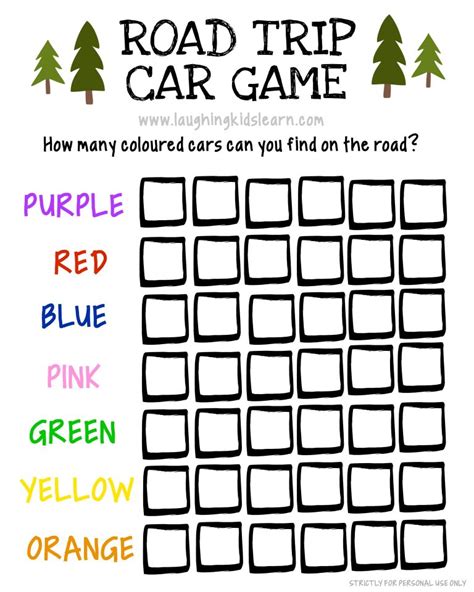 5 family car games that your family can enjoy playing while on the road - Laughing Kids Learn