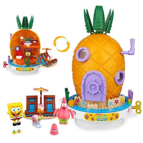 SpongeBob series music pineapple house building block model toy 030501 | Pineapple house, Diy ...