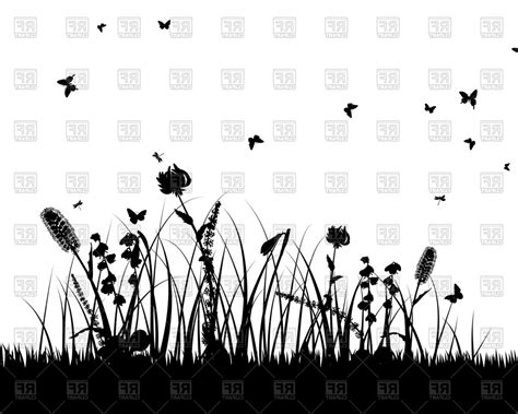 Grass Silhouette Vector at Vectorified.com | Collection of Grass Silhouette Vector free for ...