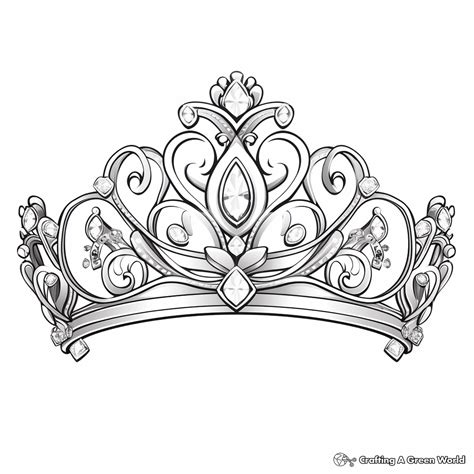 Tiara Coloring Pages - Free & Printable!