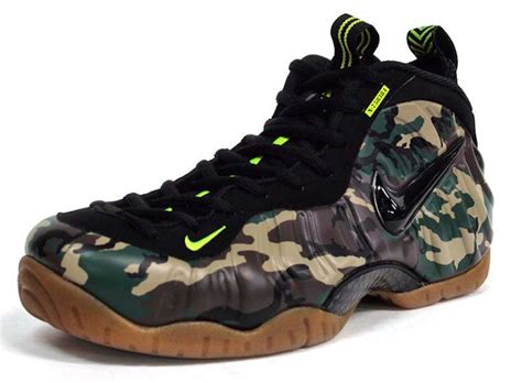 Nike Foamposite Pro "Camo" Army Green Camouflage