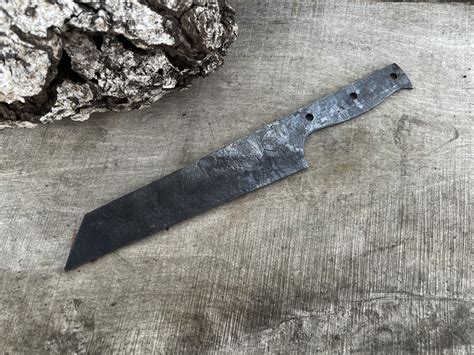 Forged Handmade Knife. Make Your Own Handle. Hand Forged - Etsy