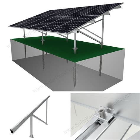 Aluminum Solar Panel Ground Mounting System, SPC-GA-2V-N