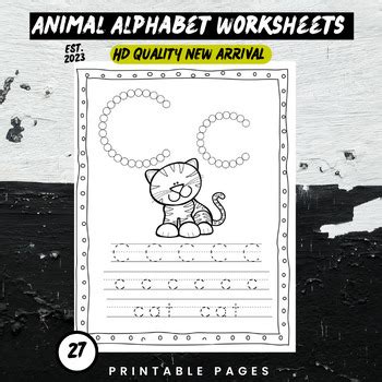 Animal Alphabet Worksheets for Preschoolers: Fun ABC Learning with Zoo Animals