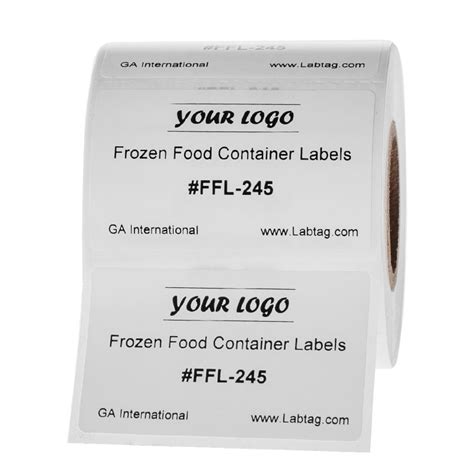 Frozen Food Container Labels - 50.8mm x 31.8mm #FFL-245 - LabTAG