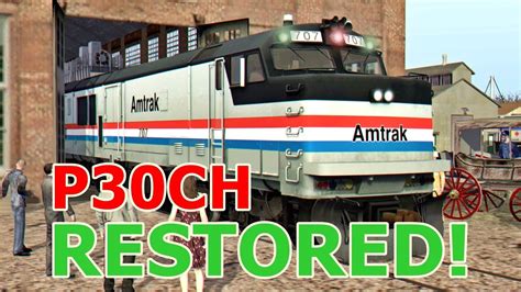 AMTRAK P30CH Restoration!😀 - YouTube