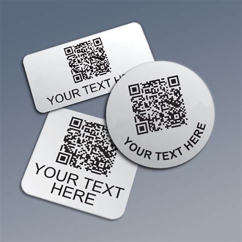 Plastic QR Code Labels - GSM Online Label Sales