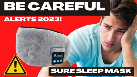 Sure Sleep Mask ⚠️ BE CAREFUL ⚠️ Sure Sleep Mask It Works? Sure Sleep Mask Review-Sure Sleep ...