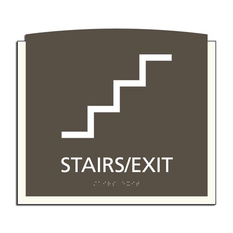 Stairs/Exit Sign - Rising Signs