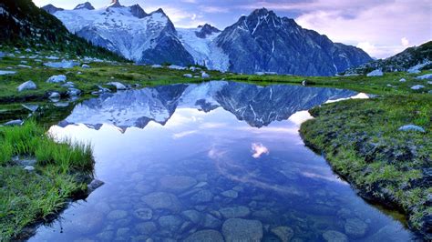 Beautiful Lake And Mountain Landscape Wallpapers HD / Desktop and Mobile Backgrounds