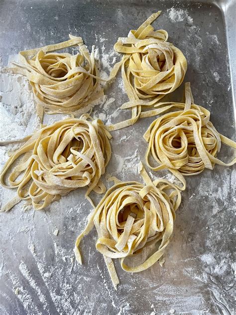 Fresh egg yolk tagliatelle : r/pasta