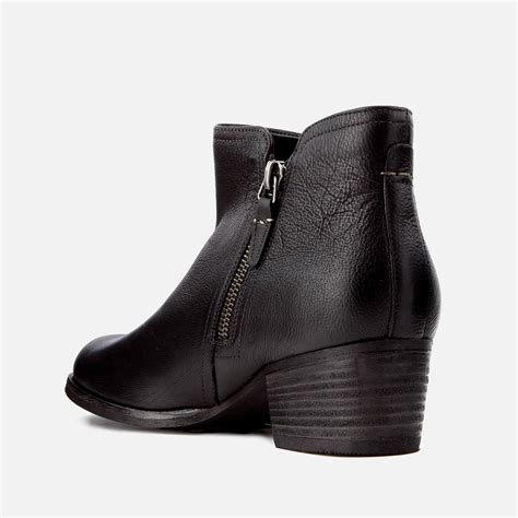 Lyst - Clarks Women's Maypearl Ramie Leather Ankle Boots in Black