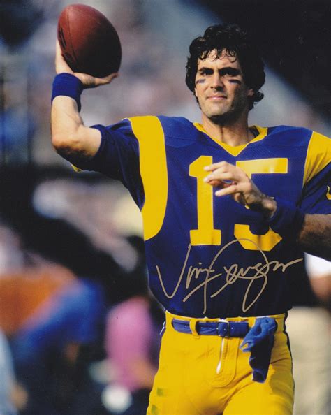 Autographed Vince Ferragamo Photograph - 8x10