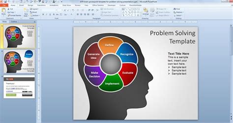 Free Brain PowerPoint Template for Problem Solving Presentations - Free PowerPoint Templates ...