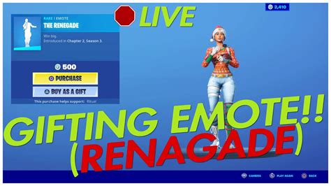 Fortnite Gifting Emotes (July 17, 2020) - YouTube