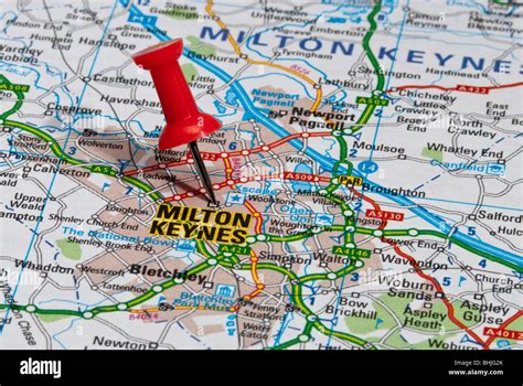 Milton Keynes Postcode Map