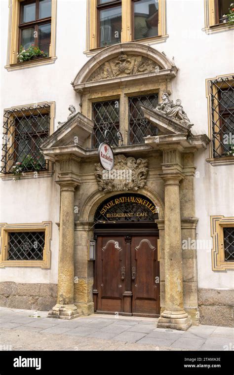 Regensburg, Bavaria – DE – June 5, 2023 Vertical view of the historical ...