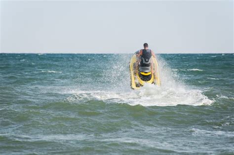 Jet skiing stock image. Image of jacket, fast, power - 13146203