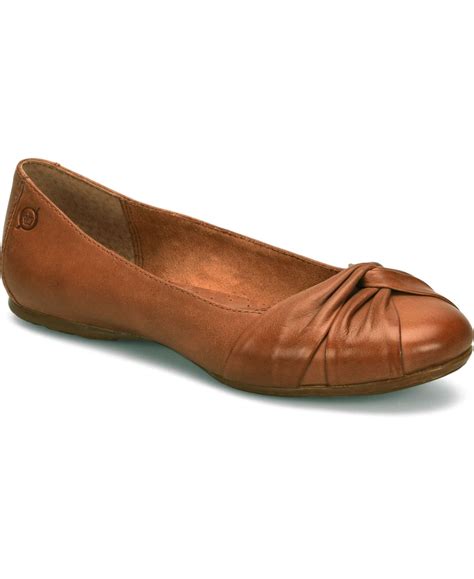 Born Lilly Flats, Created for Macy's - Macy's | Leather flats women ...