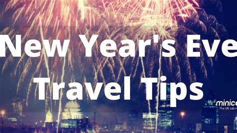 New Year Travel Tips | minicabit Blog