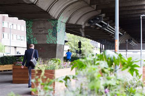 Greening project makes area under Hammersmith flyover more pleasant | LBHF