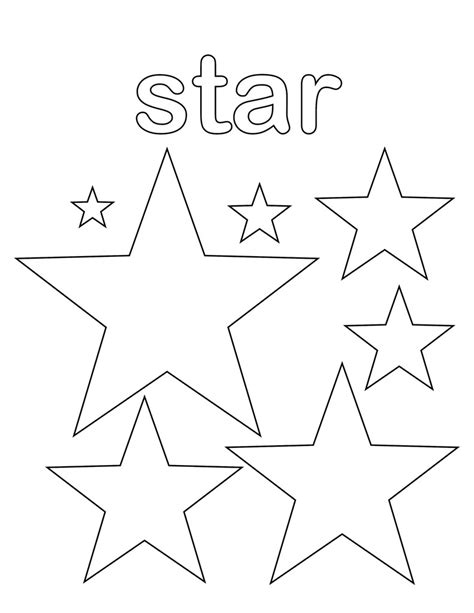 Top 20 Printable Star Coloring Pages - Online Coloring Pages