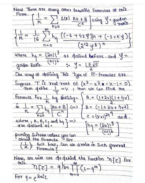 Extra-math - 📊Ramanujan Pi-Formula & Derivation