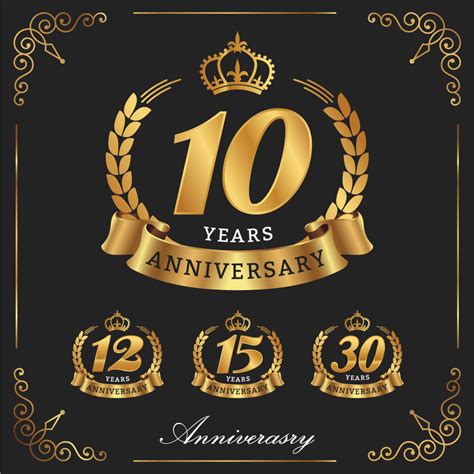 10 Year Anniversary Logo Ideas