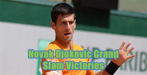 Infographic: Novak Djokovic Grand Slam Wins - Basha Tennis