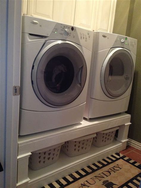 Diy Washer Dryer Pedestal With Drawers - Best Idea DIY