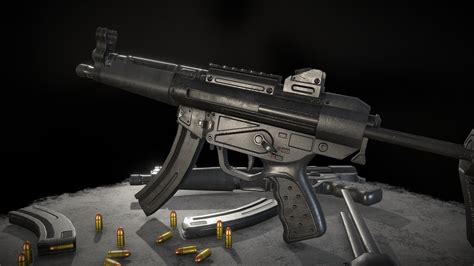 MP5 submachinegun - Download Free 3D model by Michael Karel (@michaelkarel) [2a9ce66] - Sketchfab