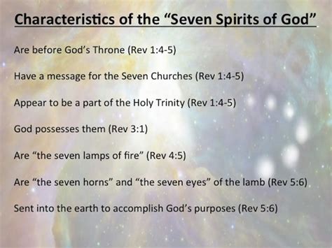 What Are “The Seven Spirits of God”? (Rev 3:1) » Christian Overcomers