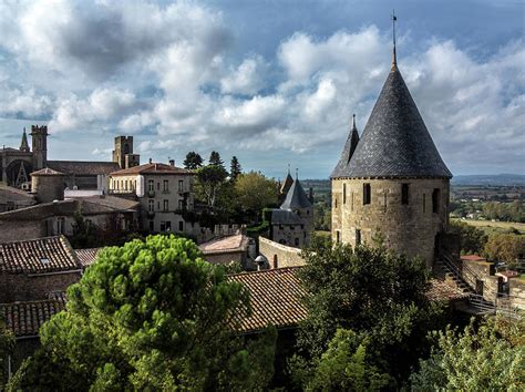 Carcassonne Medieval City Wall And Photograph by Izzet Keribar - Fine Art America