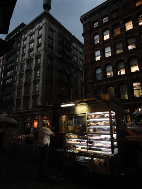 Late night street food in NYC (again) | Urban landscape, Landscape ...