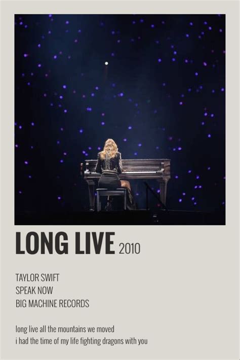 long live taylor swift | Taylor swift posters, Taylor swift songs, Taylor songs