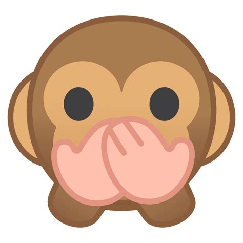 Speak-no-evil monkey emoji clipart. Free download transparent .PNG ...