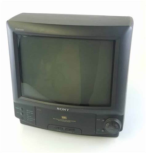 Sony Color TV/VCR combo-13-1/2” Trinitron -1990’s - Hangar 19 Prop Rentals