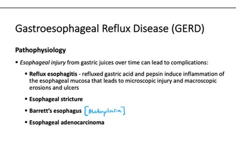 GERD and Dyspepsia Flashcards | Quizlet