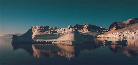 Premium Photo | Floating icebergs in paradise bay antartica