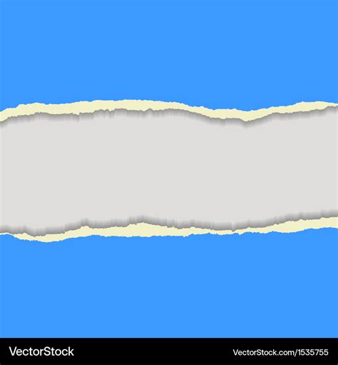 Blue torn paper Background for your business Vector Image