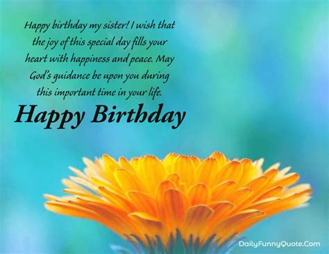 60 Religious Birthday Wishes for Sister — Happy Birthday Sister – DailyFunnyQuote