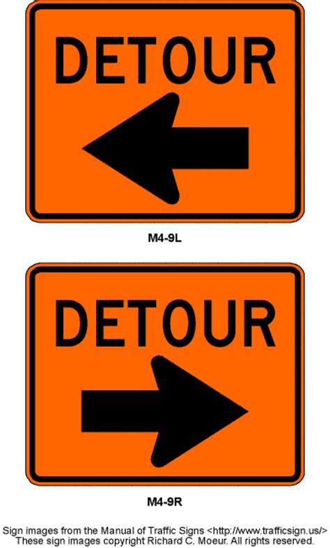 Manual of Traffic Signs - M4 Series Signs