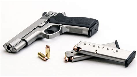 1280x1024 resolution | silver and black pistol, gun, pistol, Smith ...