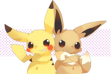 Pikachu X Eevee favourites by Purpulear on DeviantArt