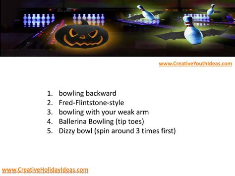 PPT - Halloween Party Ideas - Halloween Bowling Party PowerPoint Presentation - ID:7225101