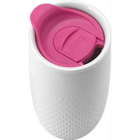 Ello Mesa Double Wall BPA-Free Ceramic Travel Mug with Lid, 12-oz ...