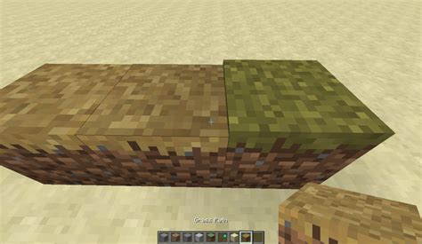 New grass Block. "Grass Path". Just right click grass with a shovel ...