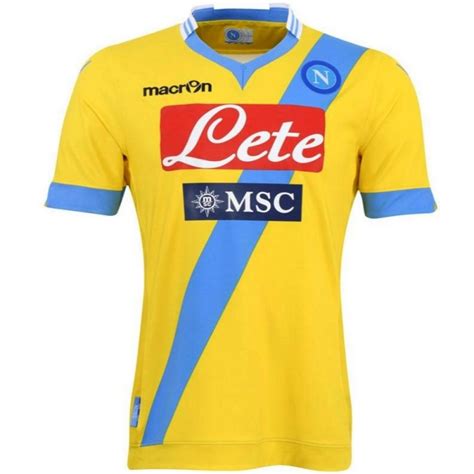 SSC Napoli Third Soccer Jersey 2013/14 - Macron - SportingPlus ...