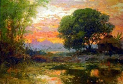 Love it! | Painting, Sunset landscape painting, Filipino art