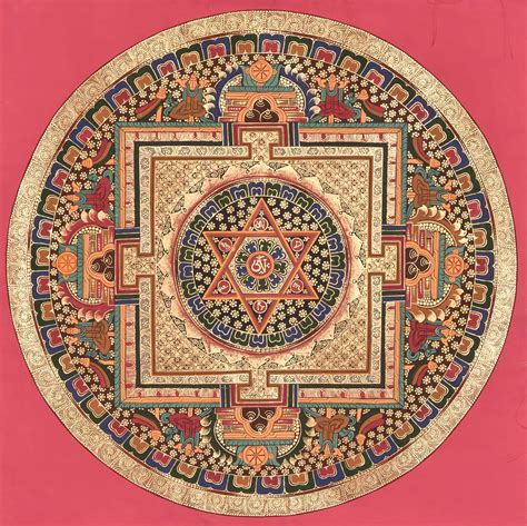 Tibetan Buddhist Mandala of Vajrayogini Tibetan Art, Tibetan Buddhism ...